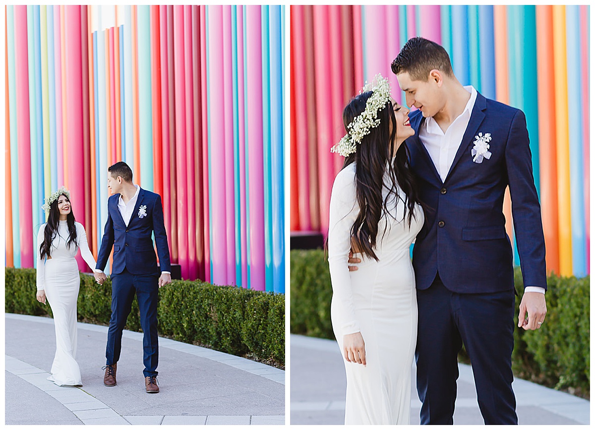 Downtown Elopement at The Smith Center Las Vegas