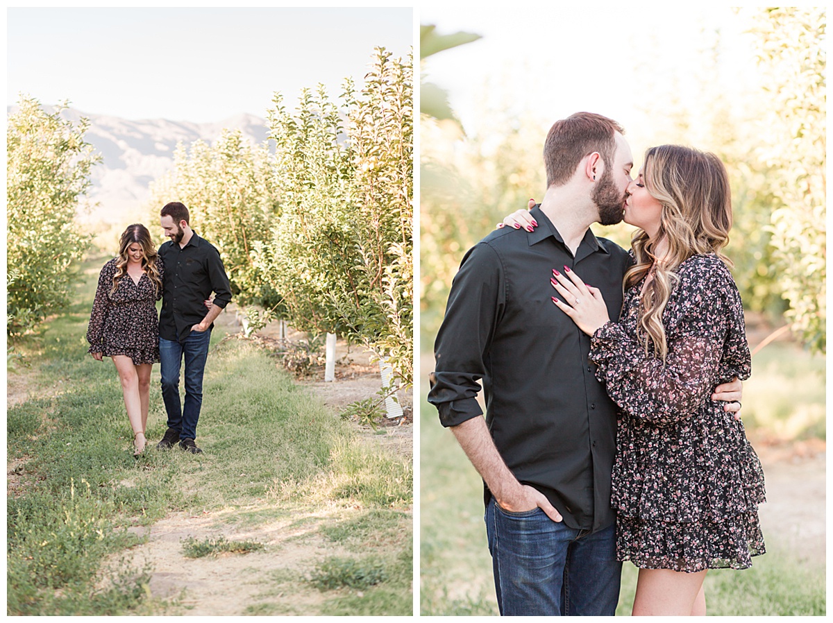 Gilcrease Orchard Engagement Photos