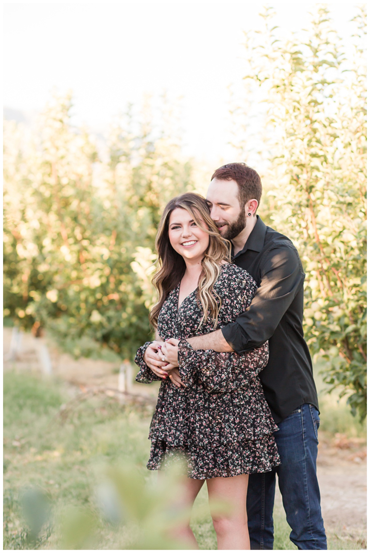 Gilcrease Orchard Engagement Session