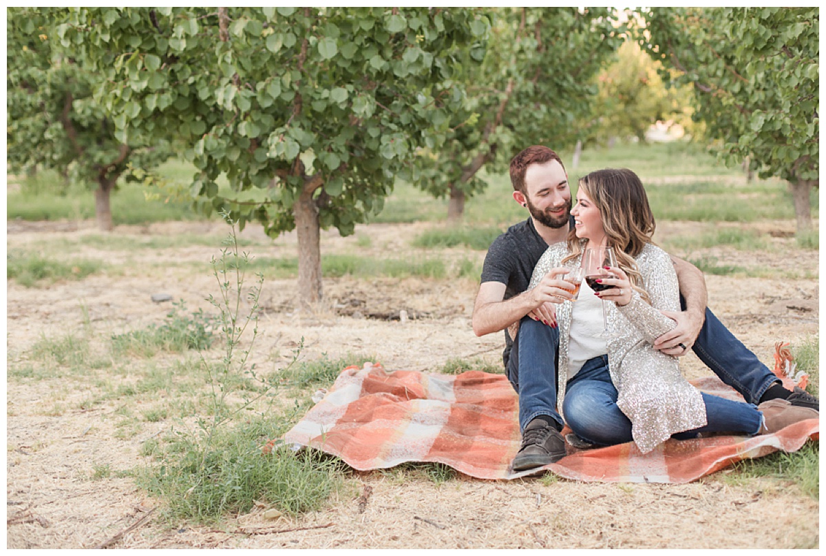 Gilcrease Orchard Engagement Session