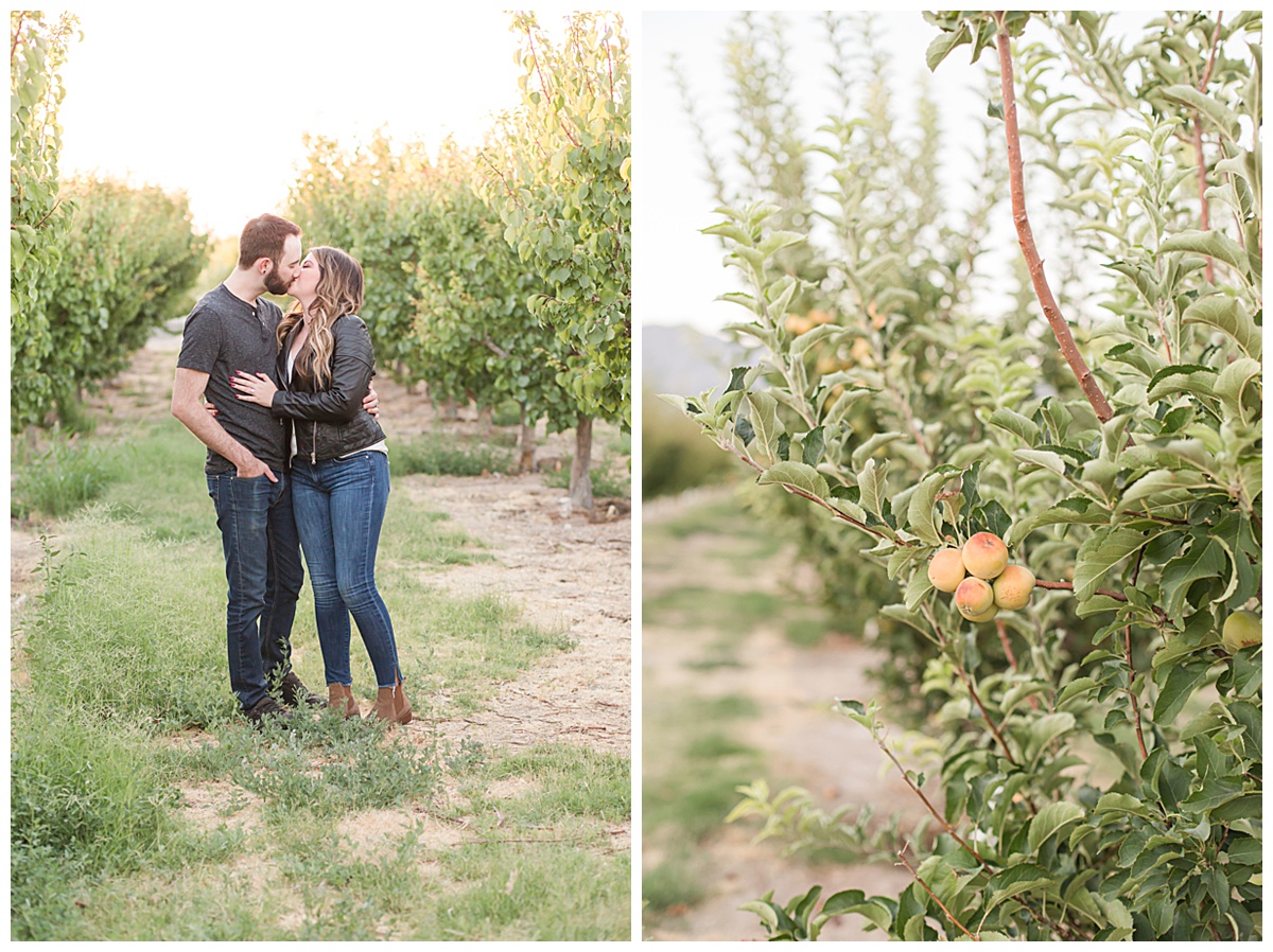 Couple walking Gilcrease Orchard